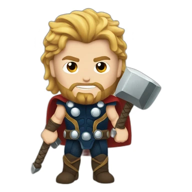 Thor tatoué  sticker