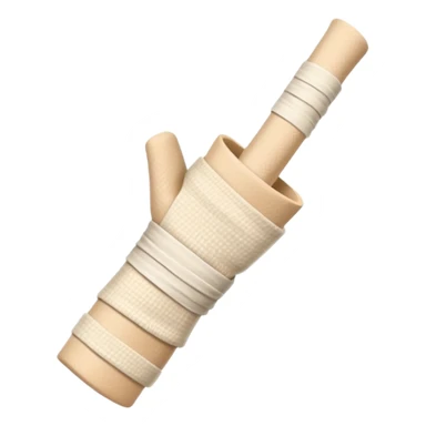 White-beige arm bandages sticker