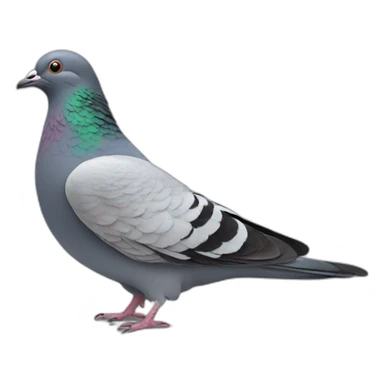 cooing pigeon sticker