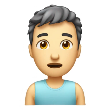 person stressfull sticker