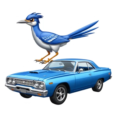 roadrunner car sticker