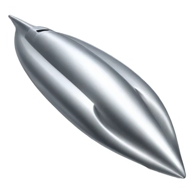 Silver torpedo sticker