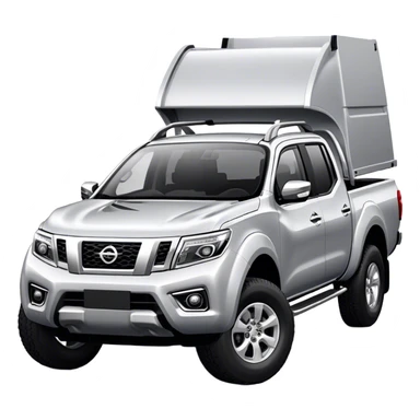 Nissan Navara - Nissan (Model Year: 2021) (Iconic colour: Silver) sticker