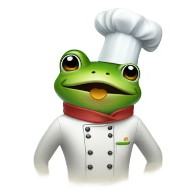 A frog doing Chefs kiss sticker