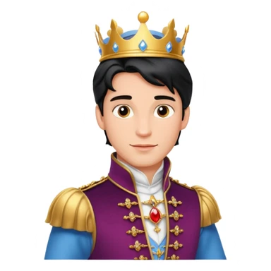The prince from cinderella sticker