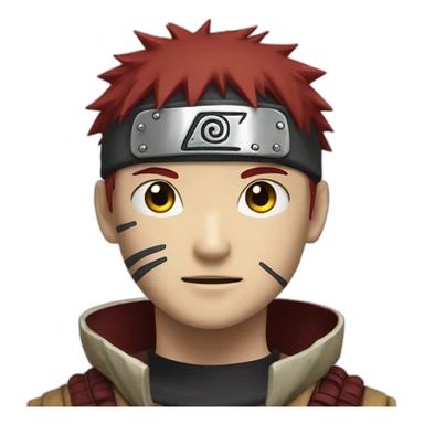 Gaara naruto sticker