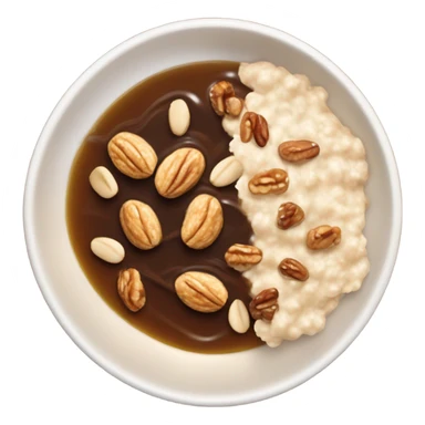 sticky toffee oatmeal sticker