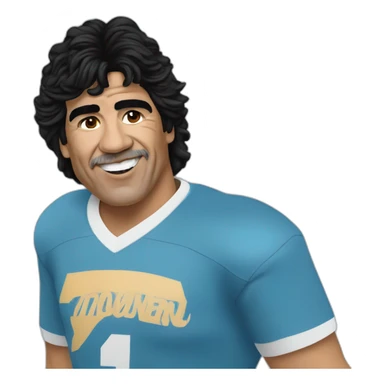 Diego maradona sticker