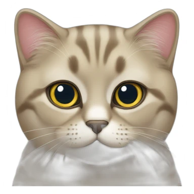 A british cat sticker