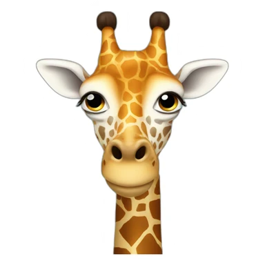 crying giraffe sticker