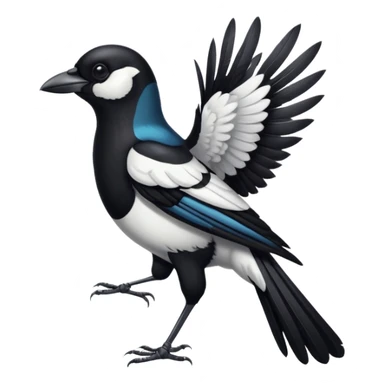 I want a magpie emoji sticker