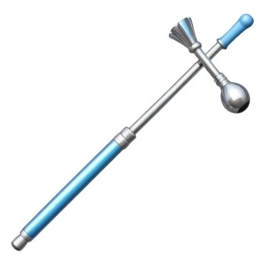 baton de twirling, simple and clear sticker