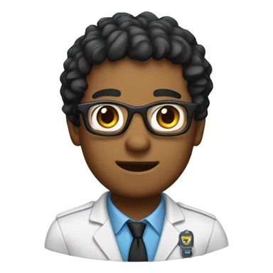 cute support agent named foufoutos sticker