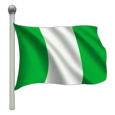Nigerian flag  sticker