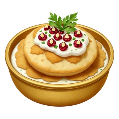 dahi puri sticker