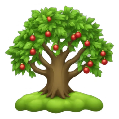 arbol navidad eco sticker
