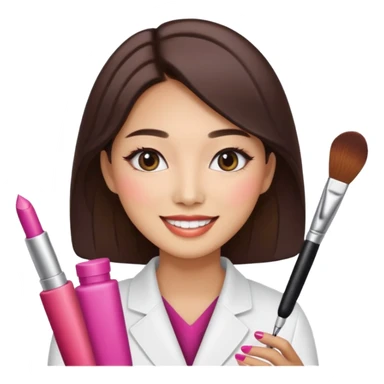 a korean marketing expert women in cosmetics industry sticker