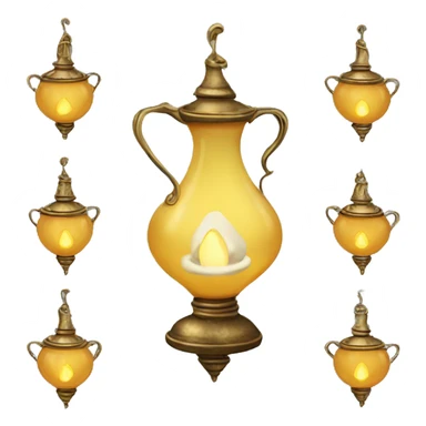 Aladin lamp sticker