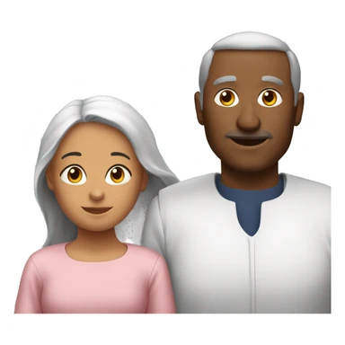 une grande soeur et une petit frère sticker