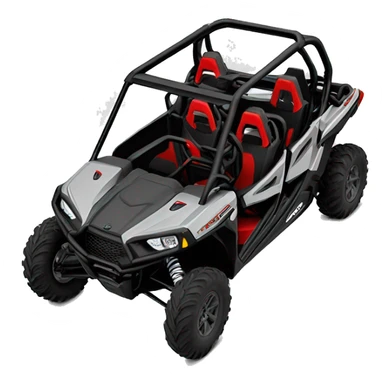 Polaris rzr xp sport 4 seater in grey sticker