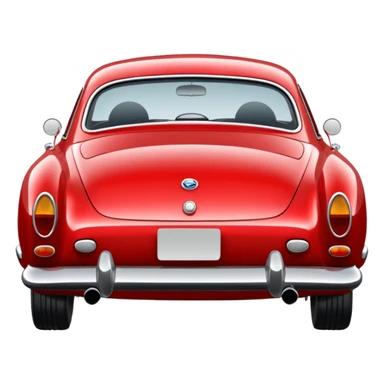 karmann ghia backside sticker