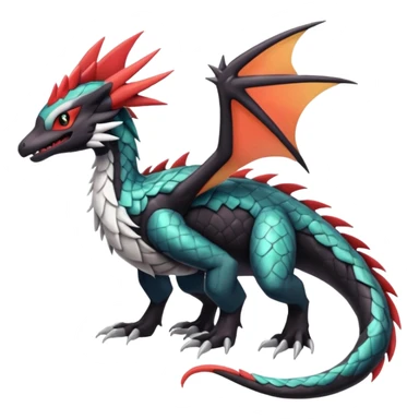 Silvally-Noivern-Salandit-fusion sticker