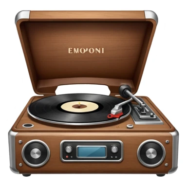 record player sticker