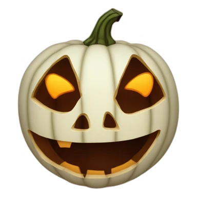 Evil jack o lantern sticker
