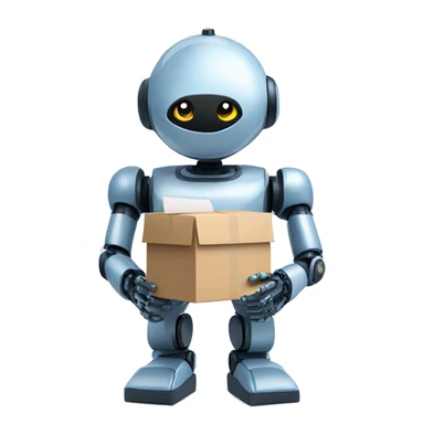 A robot maintaining a constellation of packages sticker