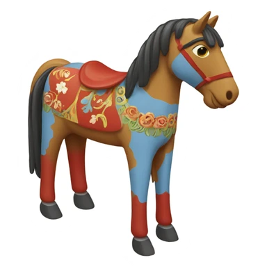 Dala horse sticker