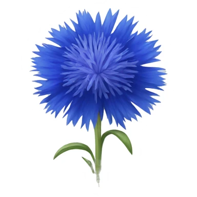 blue cornflower sticker
