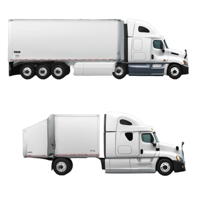 freightliner cascadia semi-truck that is brokn and repair needed sticker