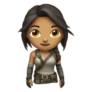 Tomb raider sticker