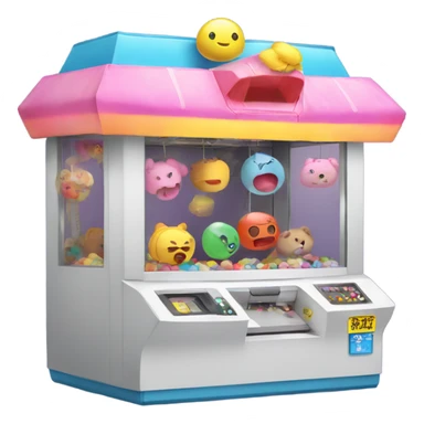 Japanese claw machine  sticker