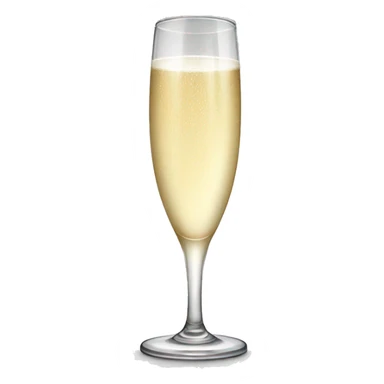 champagne glass sticker
