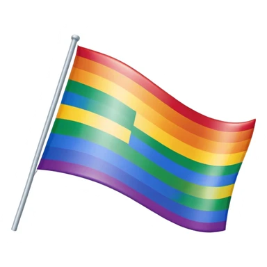 LGBTQ pride flag sticker