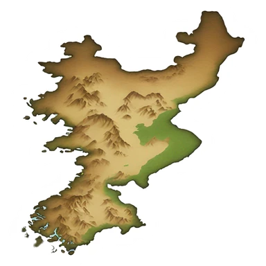 no north korea map sticker