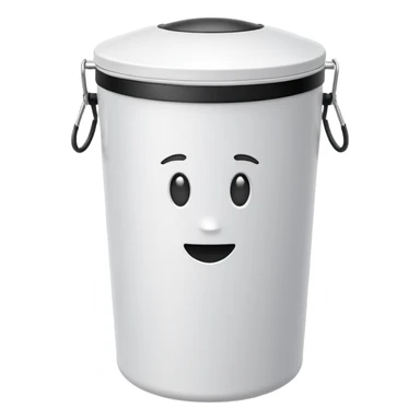 ios dustbin sticker