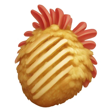 chicken comb sticker