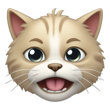 Cat having a tantrum  sticker