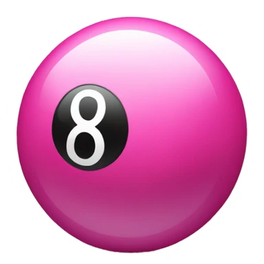 Pink magic 8 ball  sticker