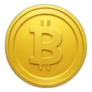 yellow coin sticker