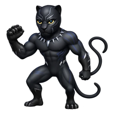 zwarte panter sticker