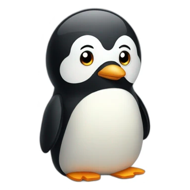 sad penguin sticker