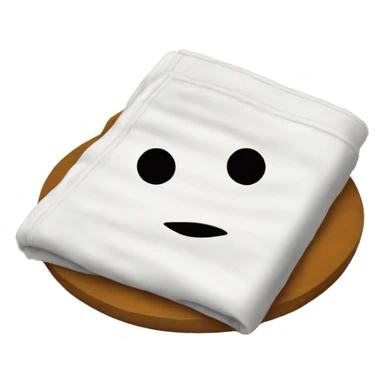 White throw blanket  sticker