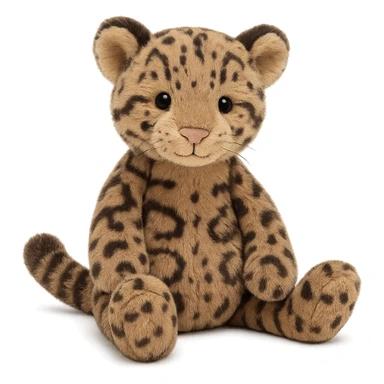jellycat stuffed plush clouded leopard sticker