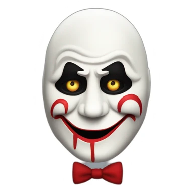 saw the movie billy the puppet emoji sticker