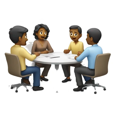 Aiti in a meeting sticker