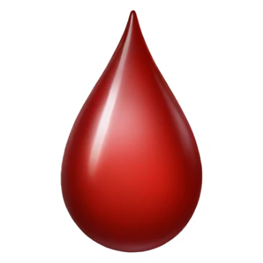 Blood drop sticker