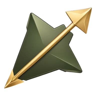 The arrow to the right is dark khaki in color sticker